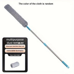 Retractable Microfiber Duster Long Handle for Hard-to-Reach Area Cleaning