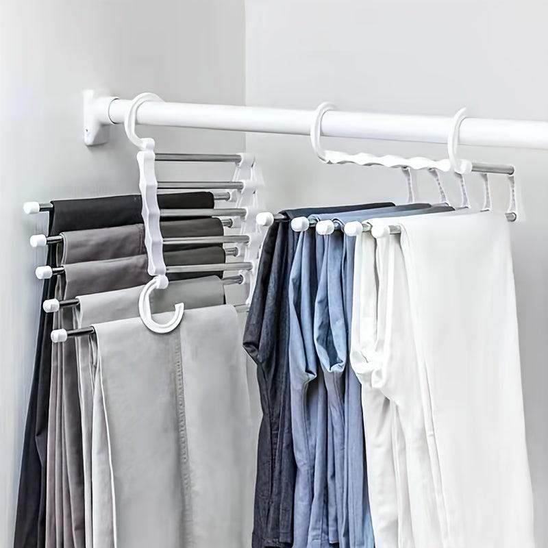 5 in 1 Magic Trouser Rack Hanger - Maximize Closet Space