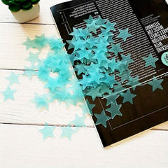 100pcs Glow in the Dark Wall Stickers Self Adhesive Waterproof Easy to Clean