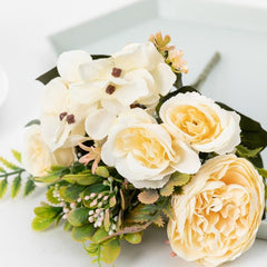 Pearl Rose Flower Bouquet Room Decor Mother's Birthday