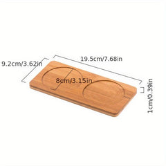 Wooden Soap Dispenser and Bottle Holder for Bathroom Decor