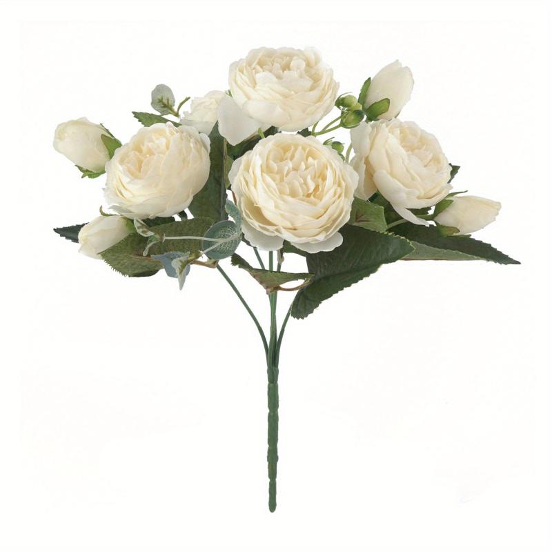 Artificial Silk Peony Bouquets - Oxidation Resistant - Real Touch Faux Flowers