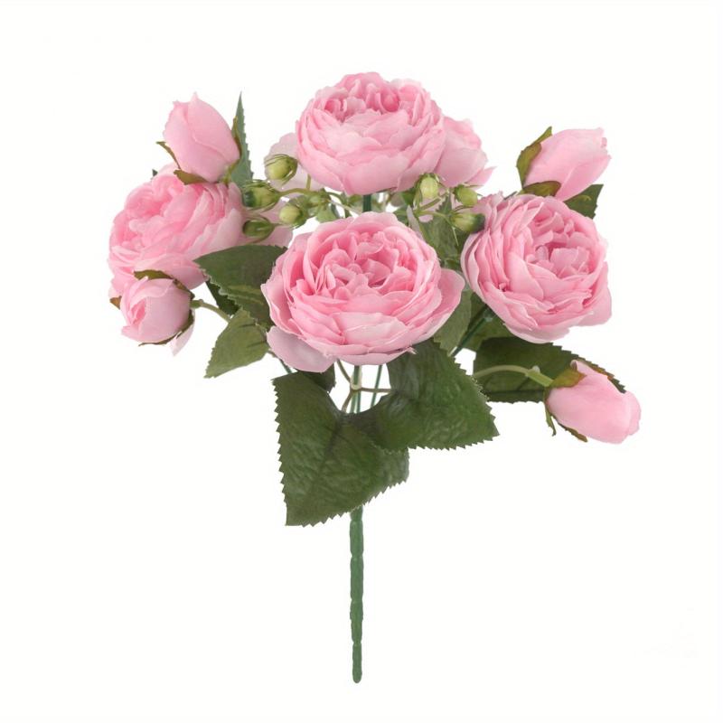 Artificial Silk Peony Bouquets - Oxidation Resistant - Real Touch Faux Flowers