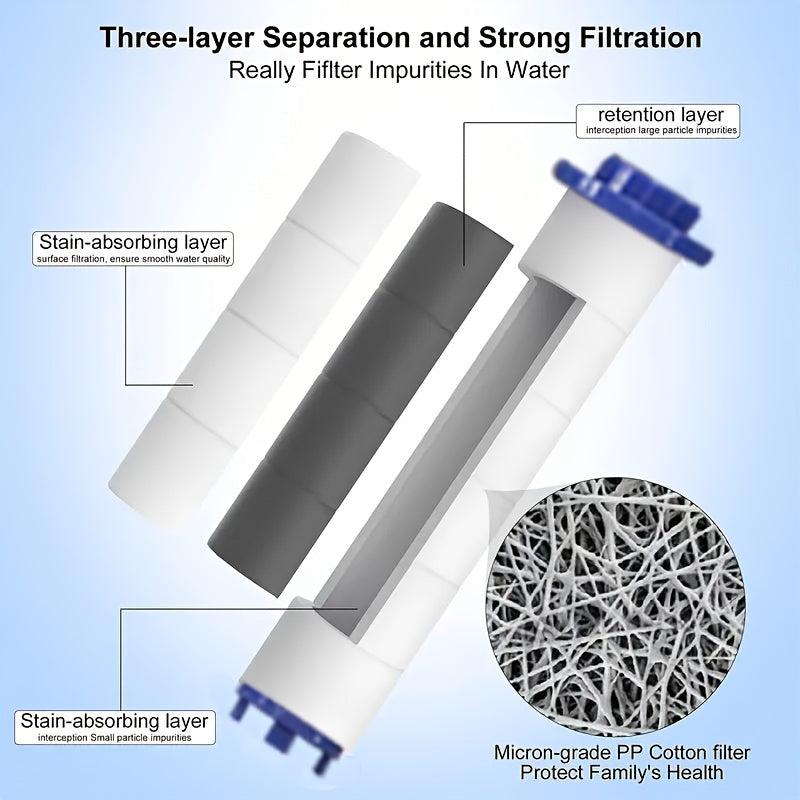 7pcs Shower Filter For Handheld Shower Head - Chlorine Removal
