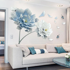 Large Flower Removable Wall Sticker for Living Room Bedroom