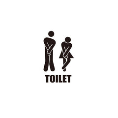 English Proverbs Generation Wall Sticker Funny Toilet Sign