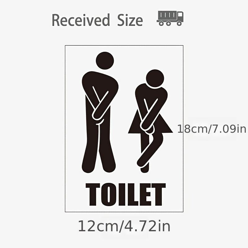 English Proverbs Generation Wall Sticker Funny Toilet Sign