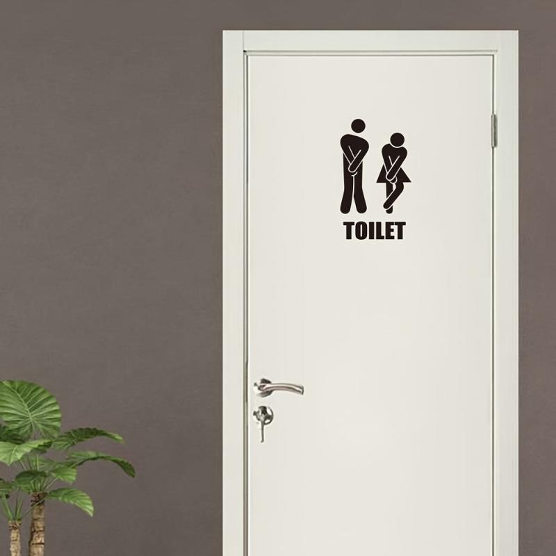 English Proverbs Generation Wall Sticker Funny Toilet Sign