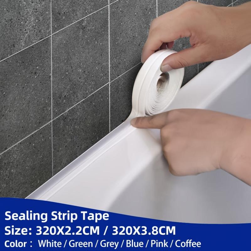 PVC Self Adhesive Caulk Strip Tape for Kitchen Sink Toilet Bathroom