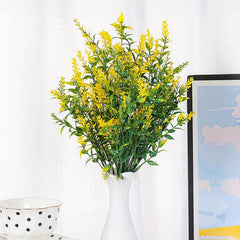 7 Branch Lavender Artificial Flower for Outdoor and Table Decor