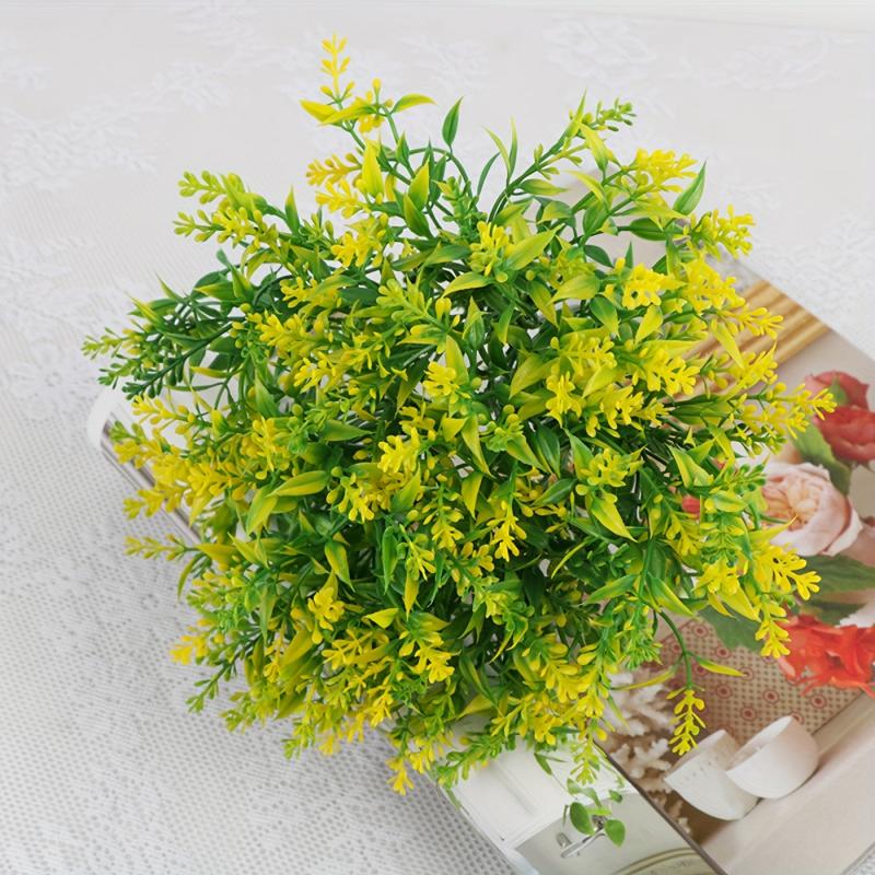 7 Branch Lavender Artificial Flower for Outdoor and Table Decor