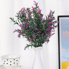 7 Branch Lavender Artificial Flower for Outdoor and Table Decor