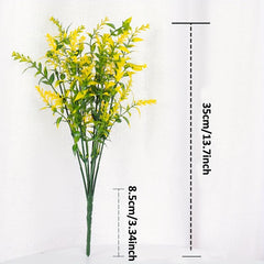 7 Branch Lavender Artificial Flower for Outdoor and Table Decor