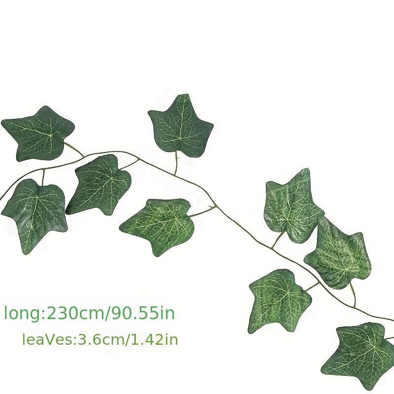 Realistic Artificial Ivy Leaf Garland for Home and Wedding Decor