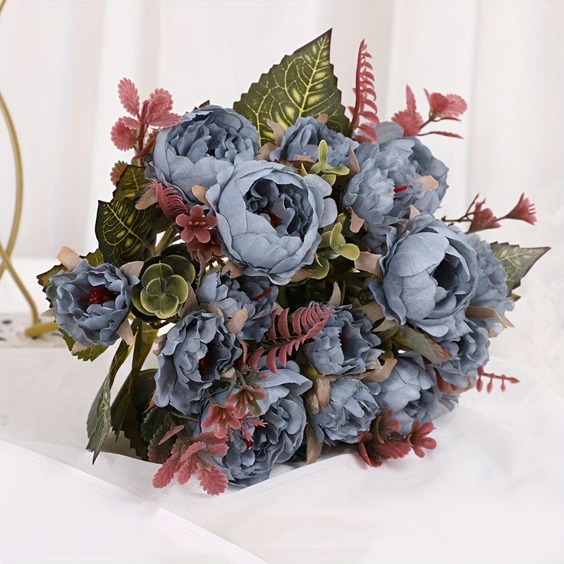 Artificial Wedding Flower Bouquet Realistic Simulation DIY Craft