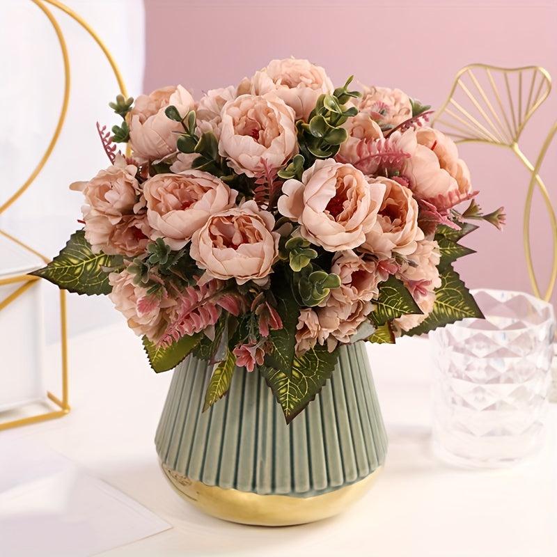 Artificial Wedding Flower Bouquet Realistic Simulation DIY Craft