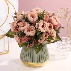 Artificial Wedding Flower Bouquet Realistic Simulation DIY Craft