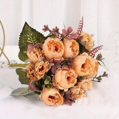 Artificial Wedding Flower Bouquet Realistic Simulation DIY Craft