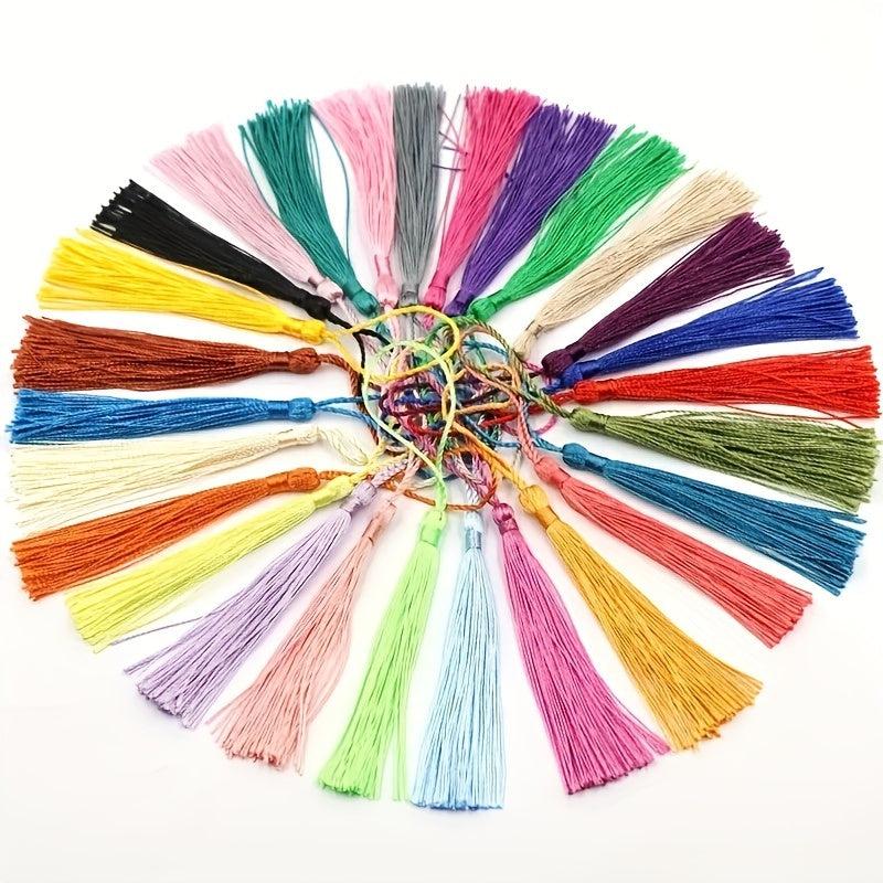 40pcs Tassel Pendants for DIY Crafts Bridal Bouquets Fabric Sewing Invitations
