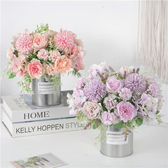 1pc 7 Head Artificial Peony Flowers for Home Decoration