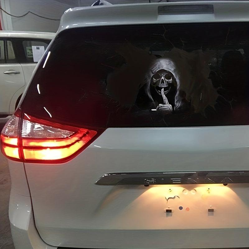 Happy Halloween Wall Floor Sticker Horror Silent Skull Sticker