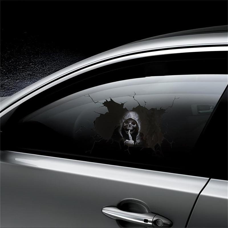 Happy Halloween Wall Floor Sticker Horror Silent Skull Sticker