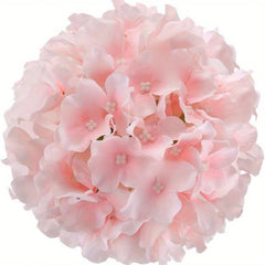 6pcs Artificial Hydrangea Silk Flower Heads for Weddings and Home Decor
