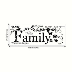 Family Sticker for Living Room and Bedroom Decor