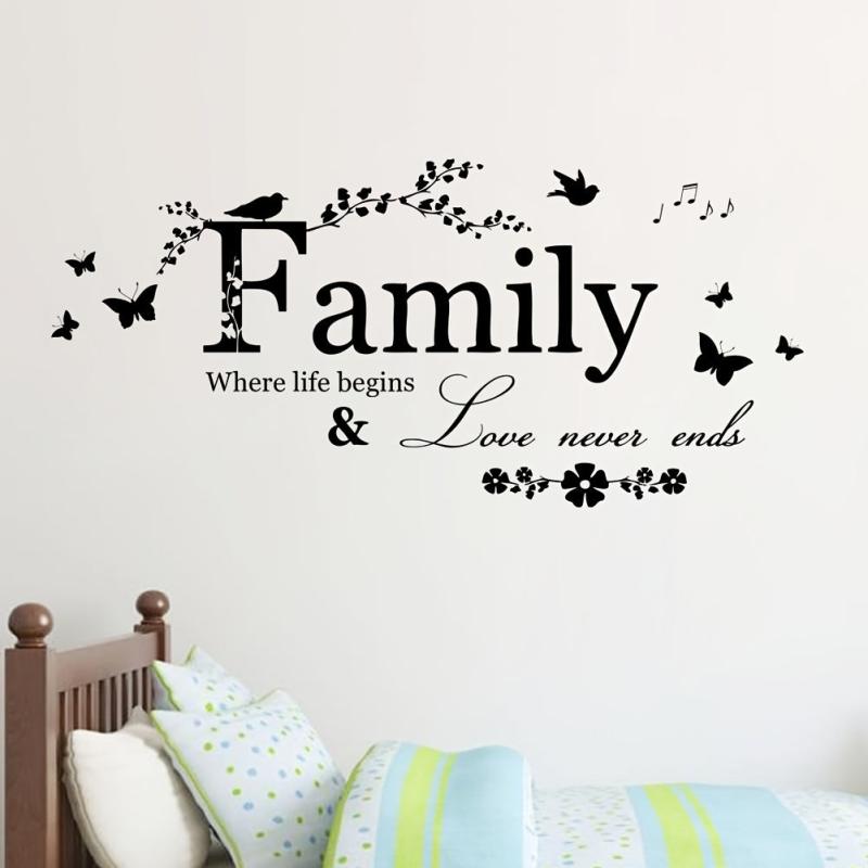 Family Sticker for Living Room and Bedroom Decor
