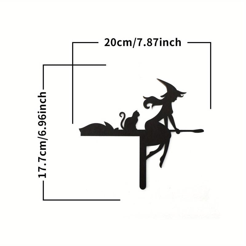 Halloween Door Frame Decoration Witch Skull Ghost Pumpkin Cat Hat