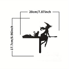 Halloween Door Frame Decoration Witch Skull Ghost Pumpkin Cat Hat