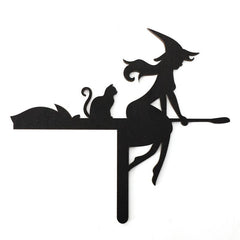Halloween Door Frame Decoration Witch Skull Ghost Pumpkin Cat Hat