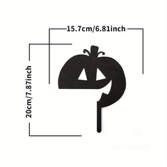 Halloween Door Frame Decoration Witch Skull Ghost Pumpkin Cat Hat