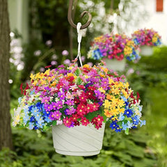 UV Resistant Artificial Daisy Flowers for Outdoor Garden Decor