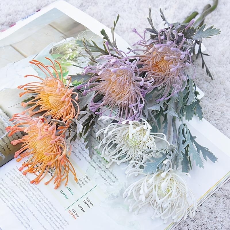 Artificial Plants 2 Heads Flowers Home Decoration Wedding Photography