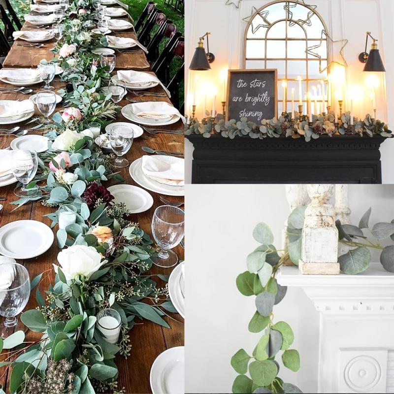 2ft Eucalyptus Garland for Weddings & Home Decor