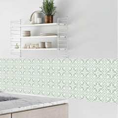 10pcs Bohemian Style Kitchen Tile Stickers Self Adhesive Home Decor