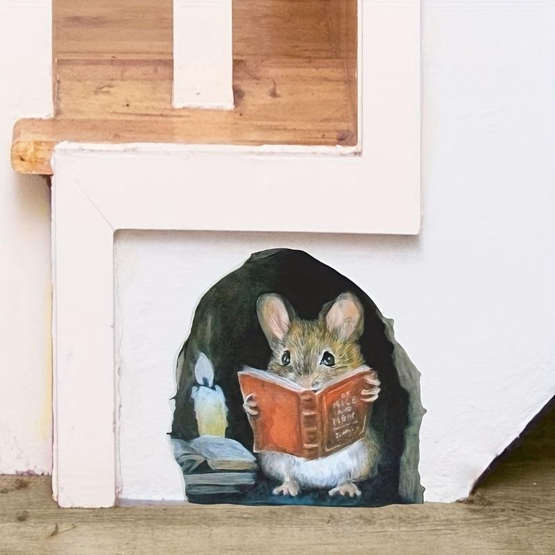 Mouse Hole Creative Sticker Corner Decoration Room Self-adhesive Wallpaper