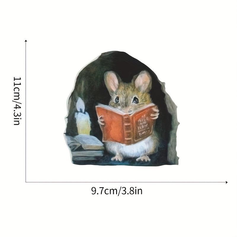 Mouse Hole Creative Sticker Corner Decoration Room Self-adhesive Wallpaper