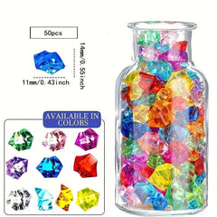 Simulated Ice Cubes Acrylic Vase Filling Home Decoration