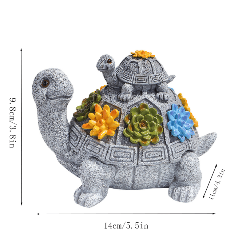Handcrafted Turtle Ashtray with Lid Smoke Proof Home Decor