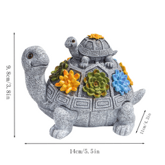 Handcrafted Turtle Ashtray with Lid Smoke Proof Home Decor
