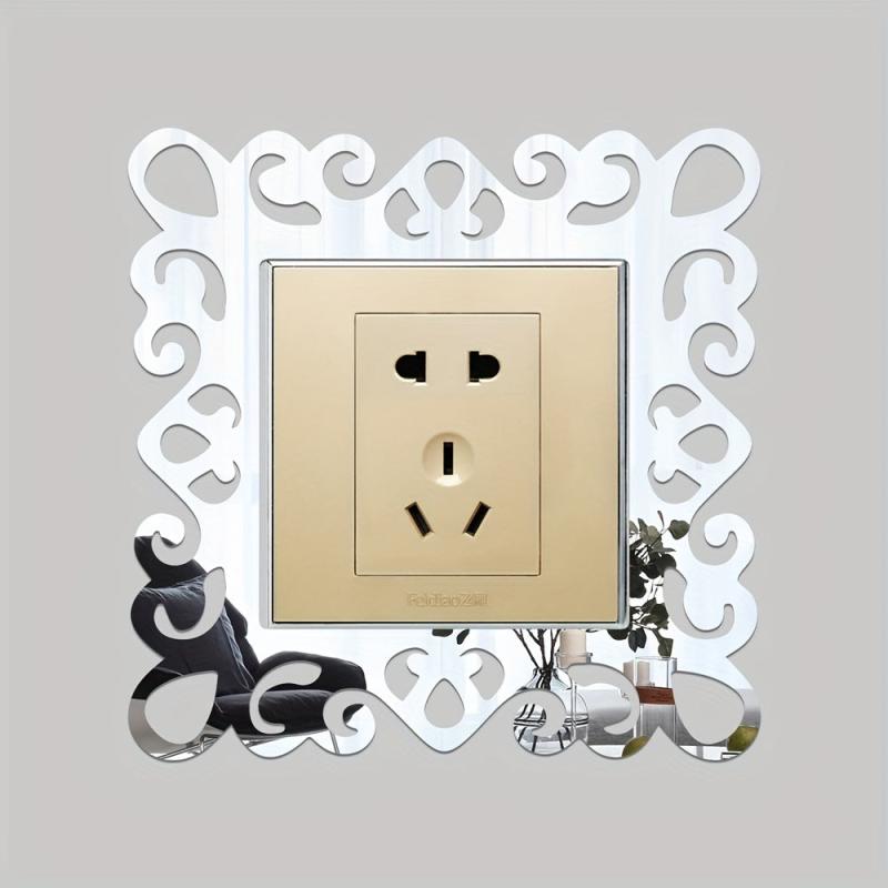 Boho Mirror Switch Sticker Wall Art Decal Bedroom Witch Decor