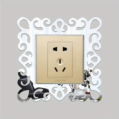 Boho Mirror Switch Sticker Wall Art Decal Bedroom Witch Decor