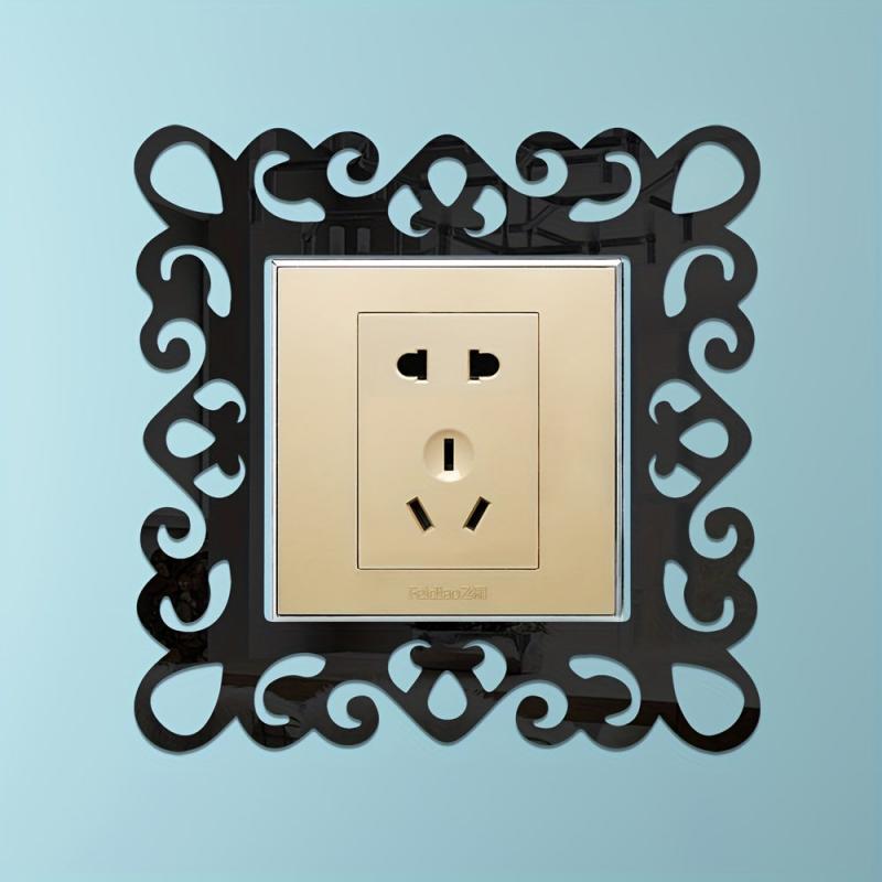 Boho Mirror Switch Sticker Wall Art Decal Bedroom Witch Decor