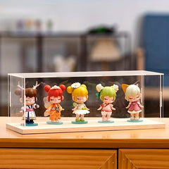 Solid Wood Base Display Box with Acrylic Alternative