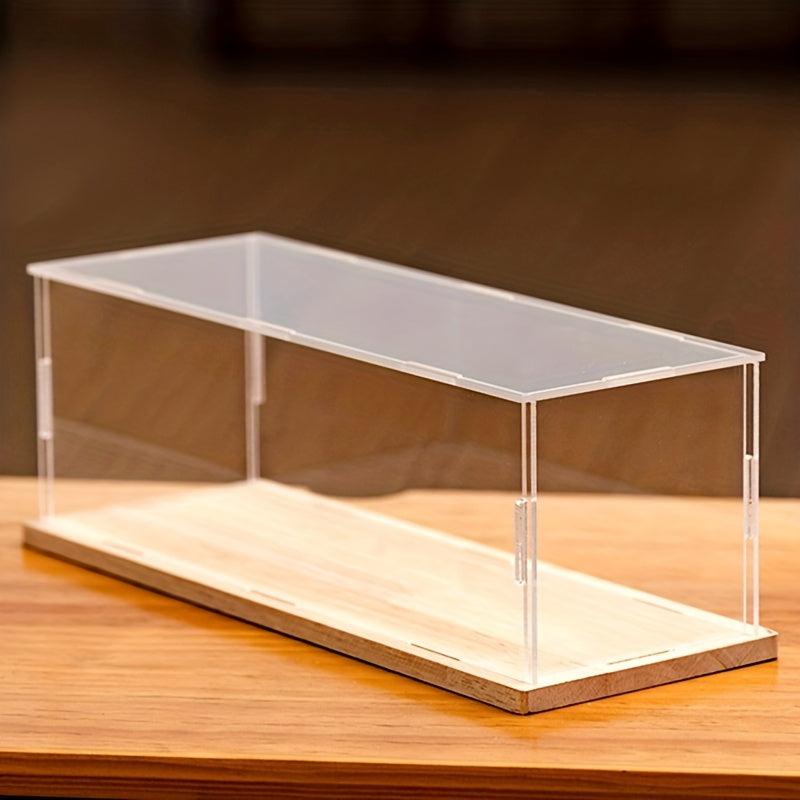Solid Wood Base Display Box with Acrylic Alternative