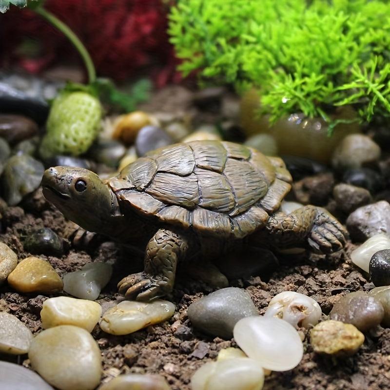 Mini Tortoise Garden Statue Flower Pot Ornament Home Decor