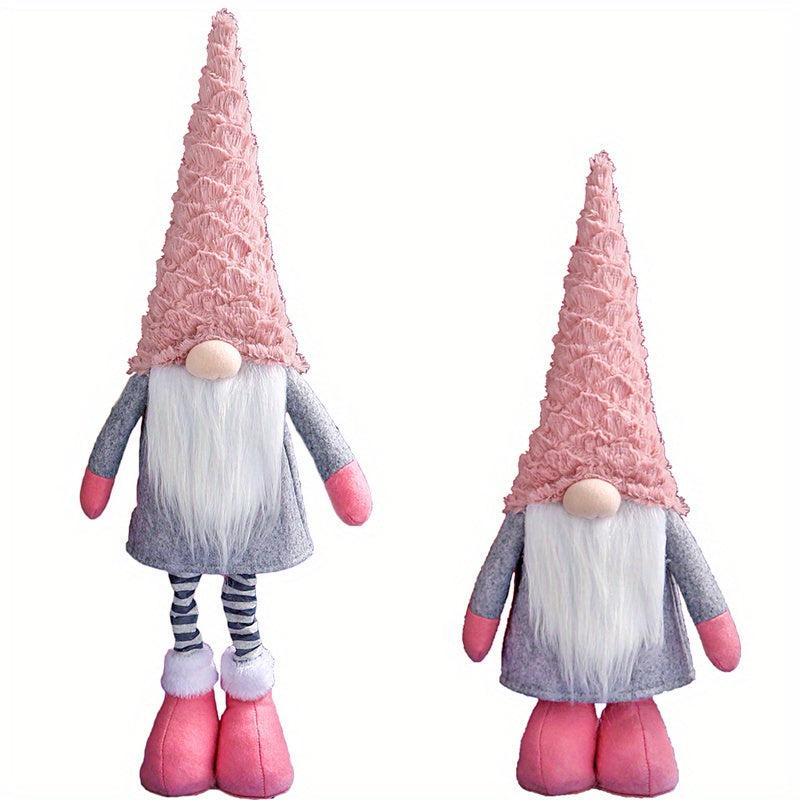 1PC Christmas Plush Telescopic Doll Decoration