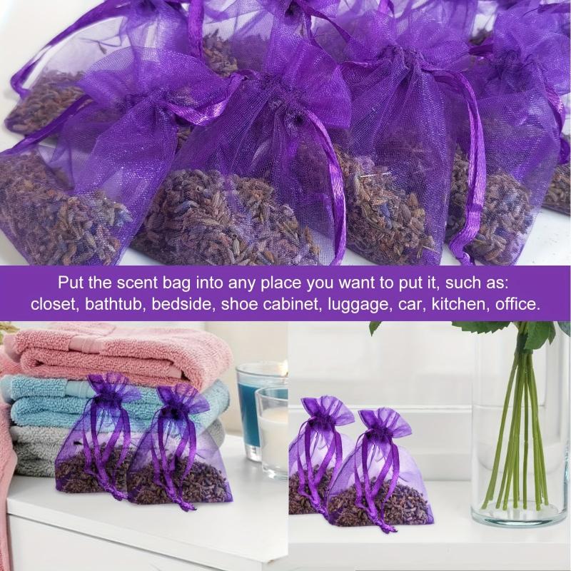 French Lavender Sachet Aromatherapy Tablet for Drawers Closets Car Home